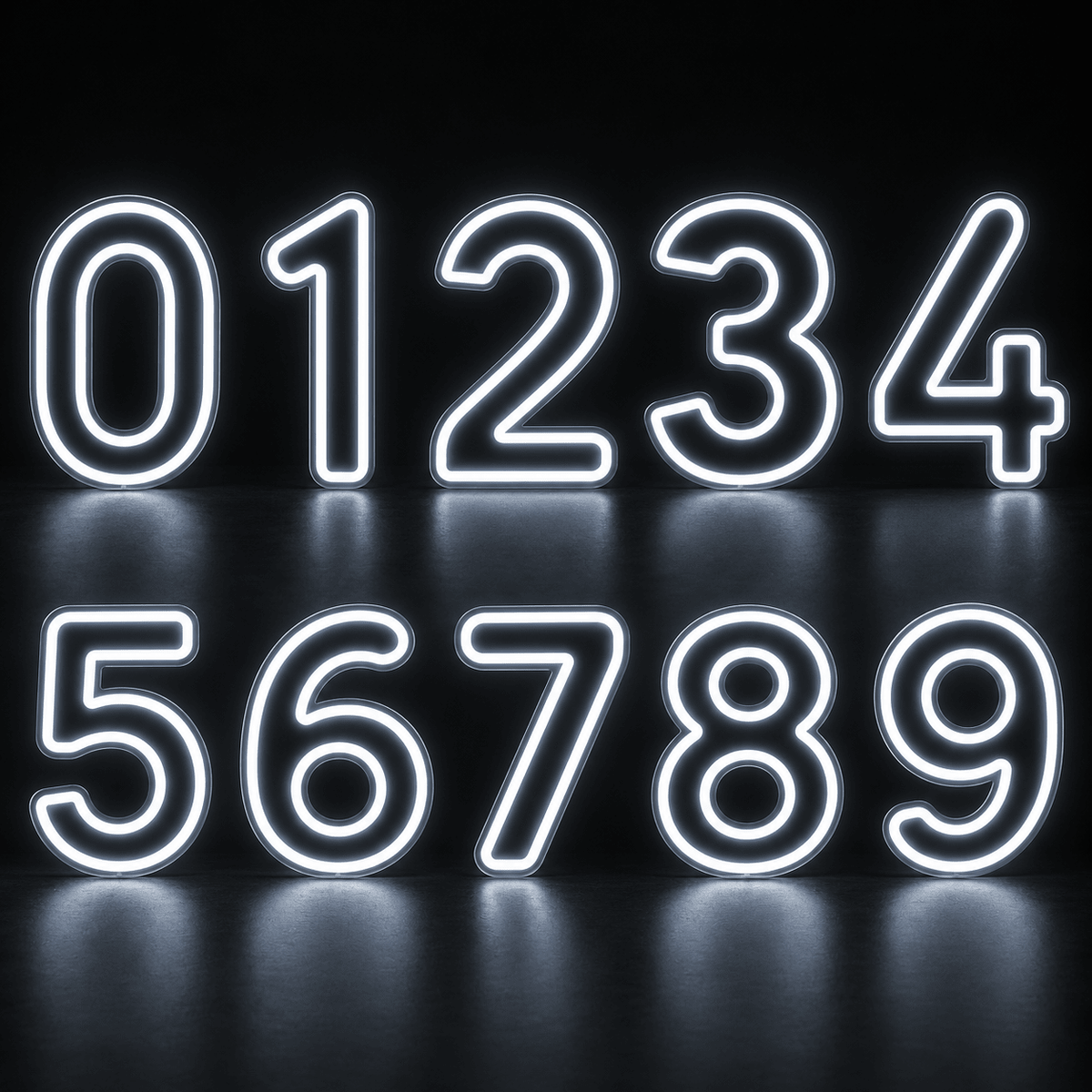 0-9 Nummber's Custom LED Neon Sign - Shineneon