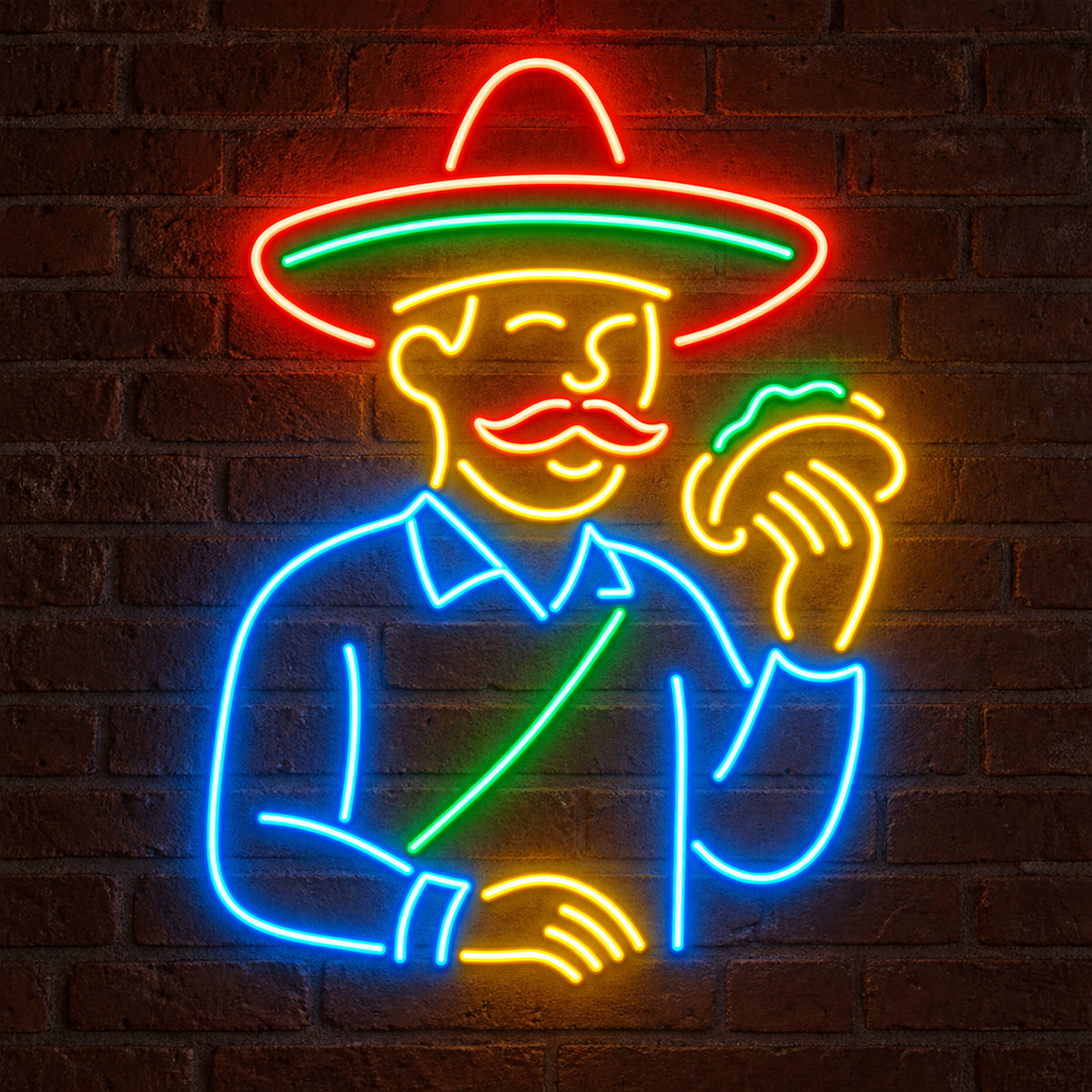 Mariachi Guitar LED Neon Sign - Shineneon