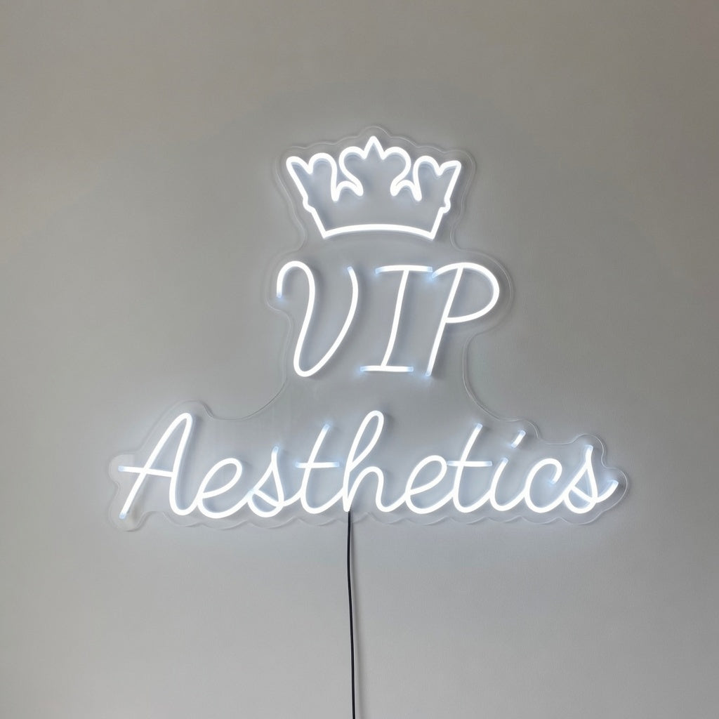 VIP Aesthetics LED Neon Sign for Salon Light Up Business Decor - Shineneon