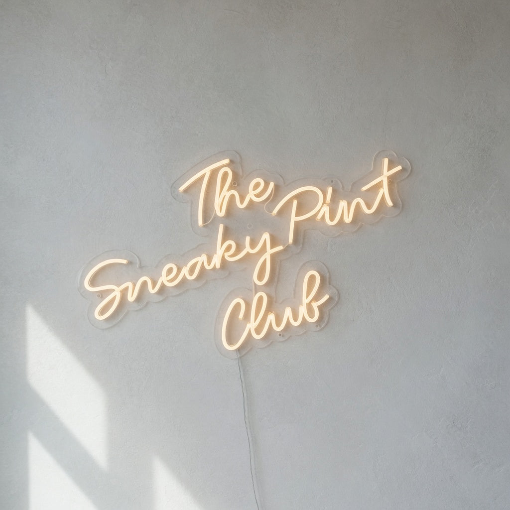 The Sneaky Pint Club LED Neon Sign for Bar - Shineneon
