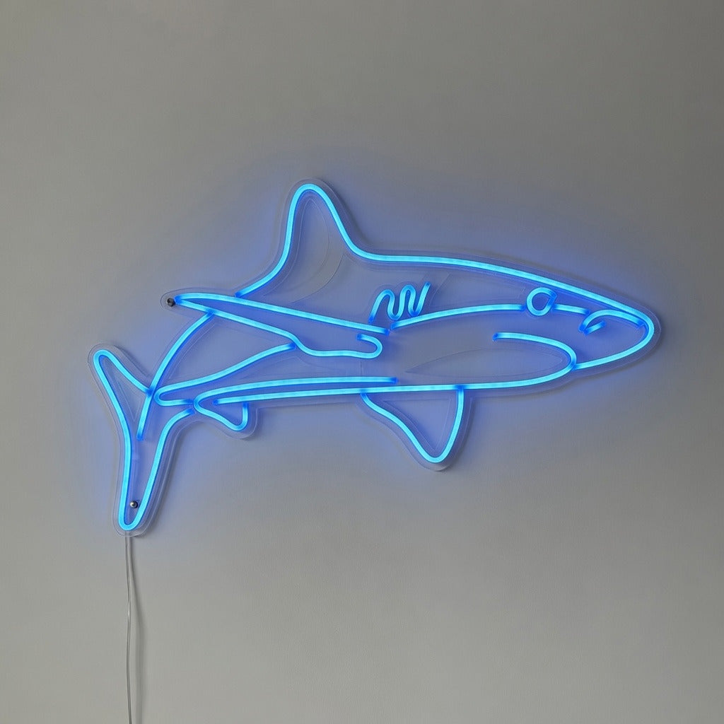 Shark LED Neon Sign Full Body Outline - Shineneon