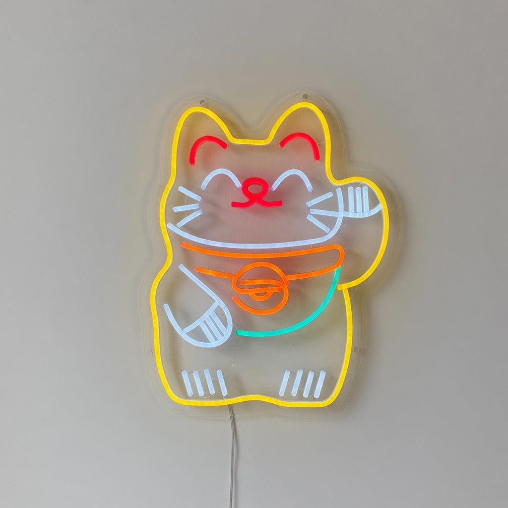 Lucky Cat LED Neon Sign Wall Neon Signs - Shineneon