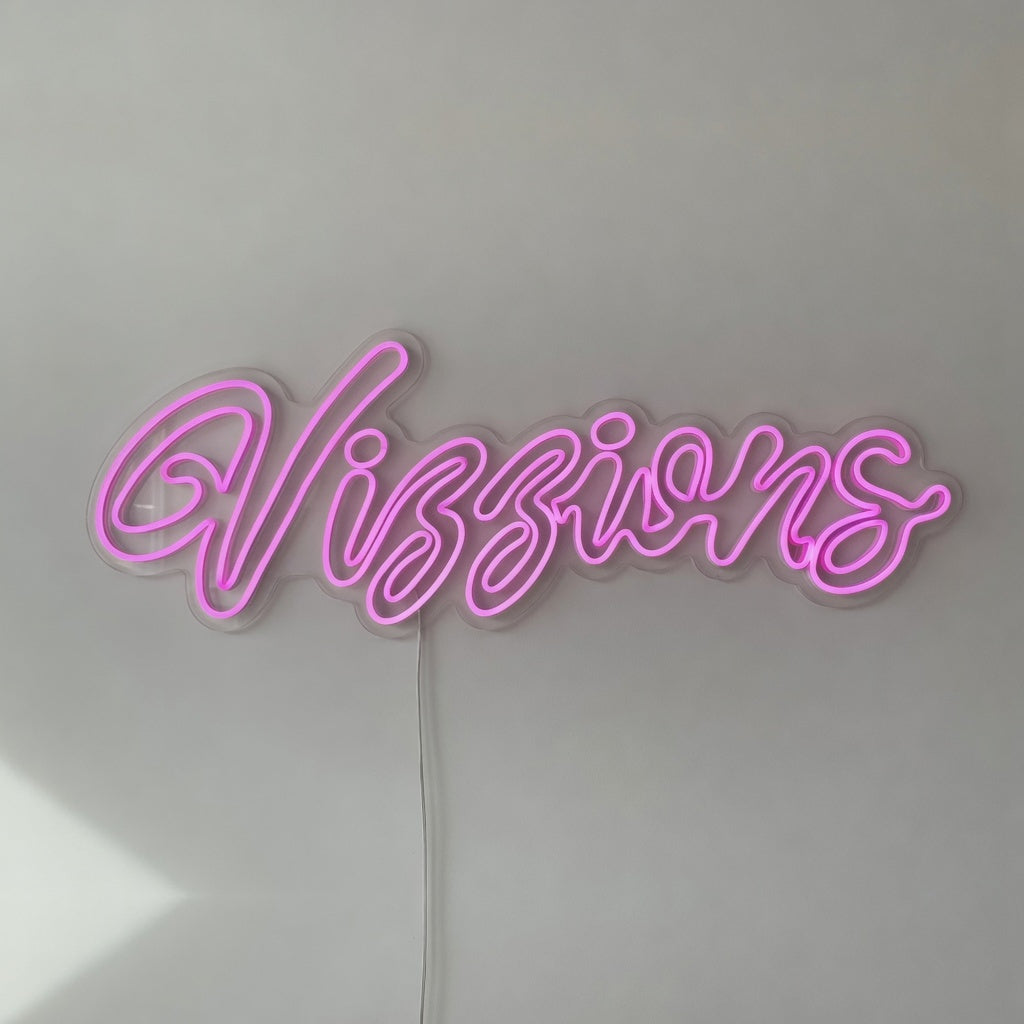 Vizzions LED Neon Sign Dimmable Wall Light - Shineneon