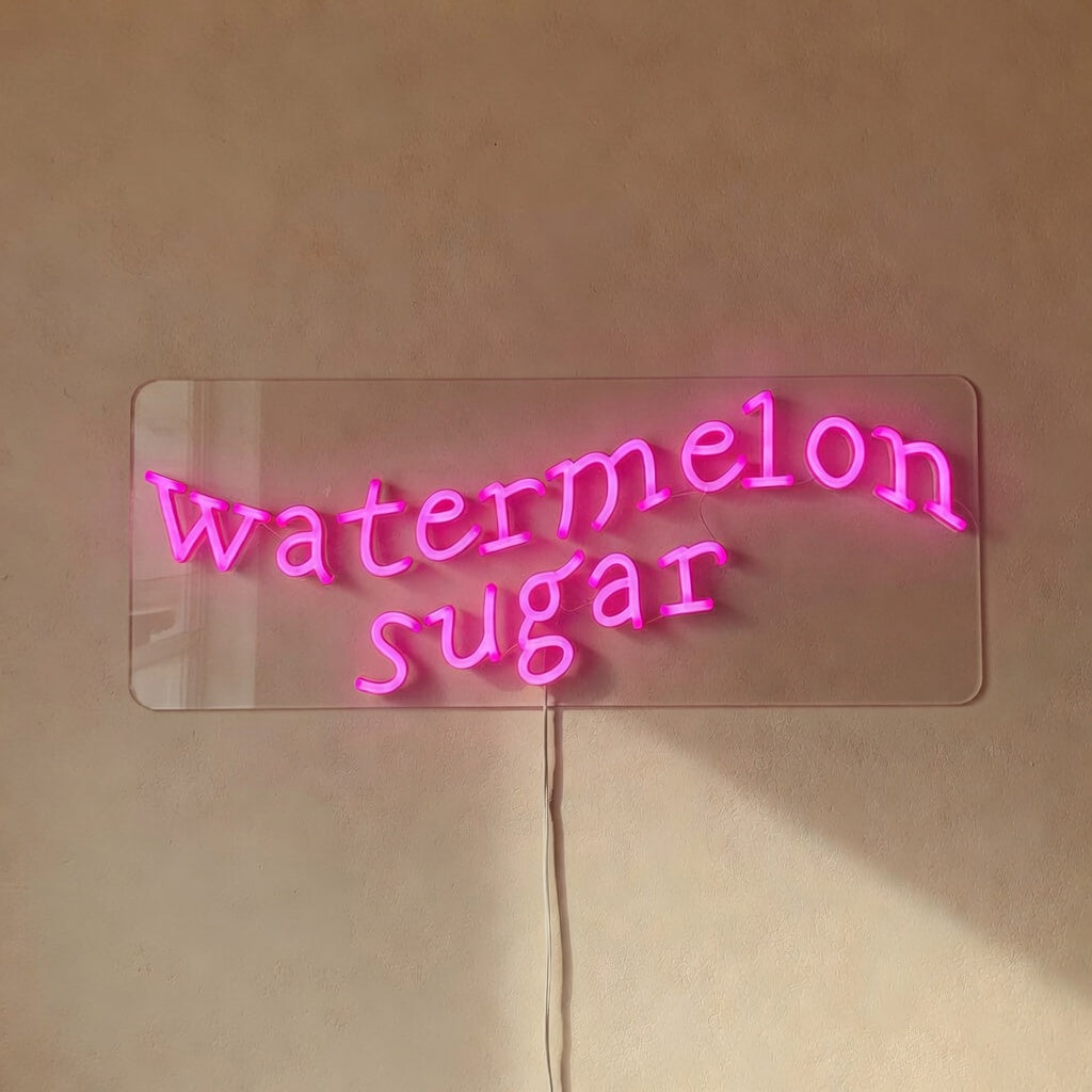 Watermelon Sugar LED Neon Sign Dimmable Wall Light - Shineneon