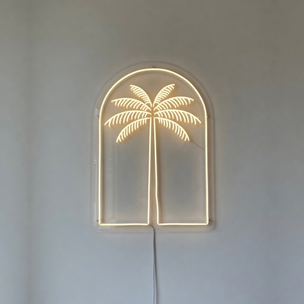 Palm Tree LED Neon Sign Arch Frame Palm Design - Shineneon