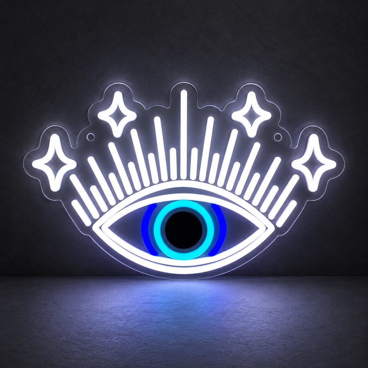 Evil Eye LED Neon Sign for Salon Light Up Business Decor - Shineneon