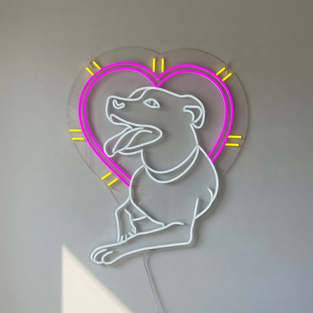 Jack Russell Terrier Dog LED Neon Sign Dimmable Wall Light - Shineneon