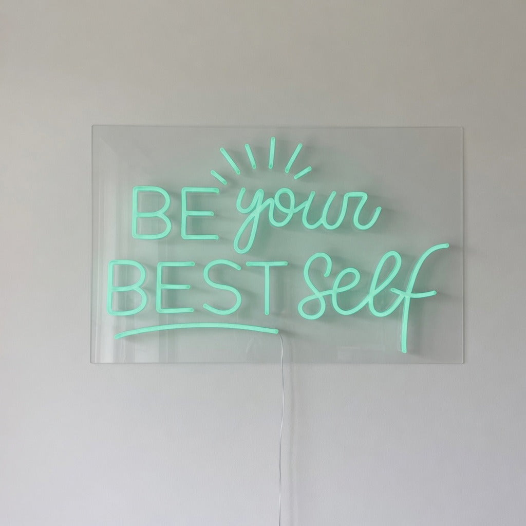 Be Your Best Self LED Neon Sign Dimmable Wall Light - Shineneon