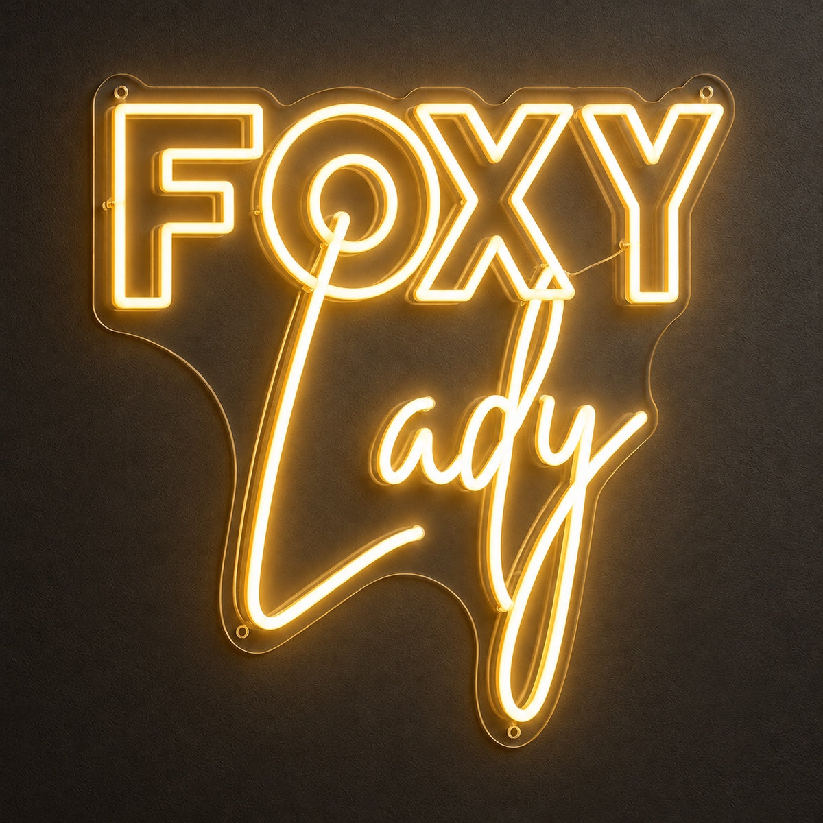 Foxy Lady LED Neon Sign Dimmable Wall Light - Shineneon