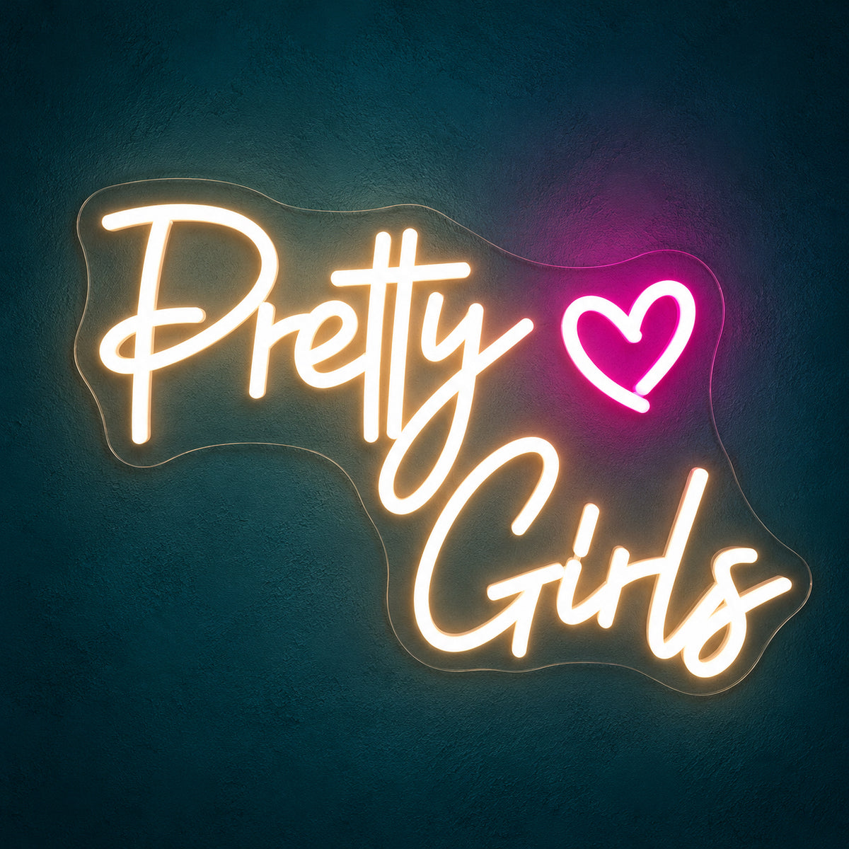 Pretty Girl LED Neon Sign Dimmable Wall Light - Main Product Image