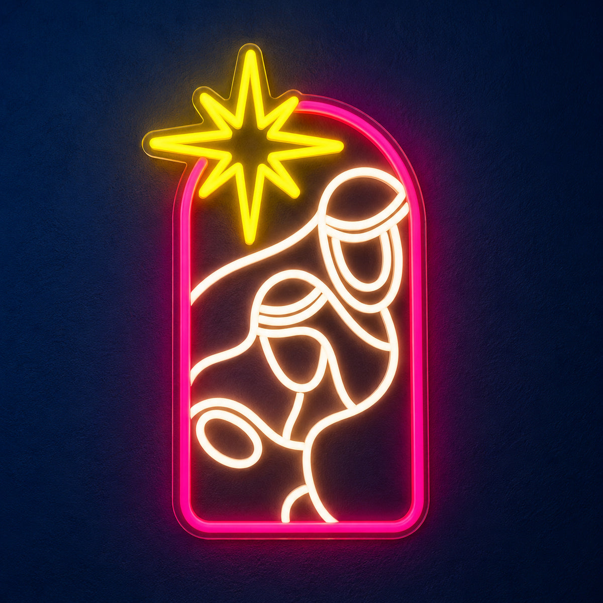 The Star Christmas Neon Sign - Main Product Image