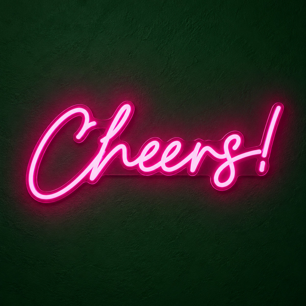 Cheers LED Neon Sign Splash Script with Exclamation - Main Product Image