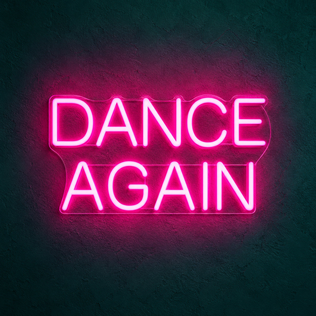 Dance Again LED Neon Sign for Party Dimmable Backdrop Light - Main Product Image