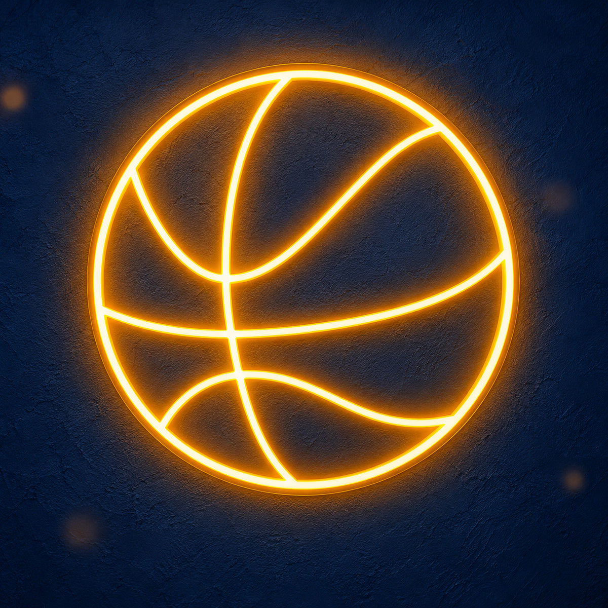Basketball LED Neon Sign for Kids Room Dimmable Wall Decor - Main Product Image
