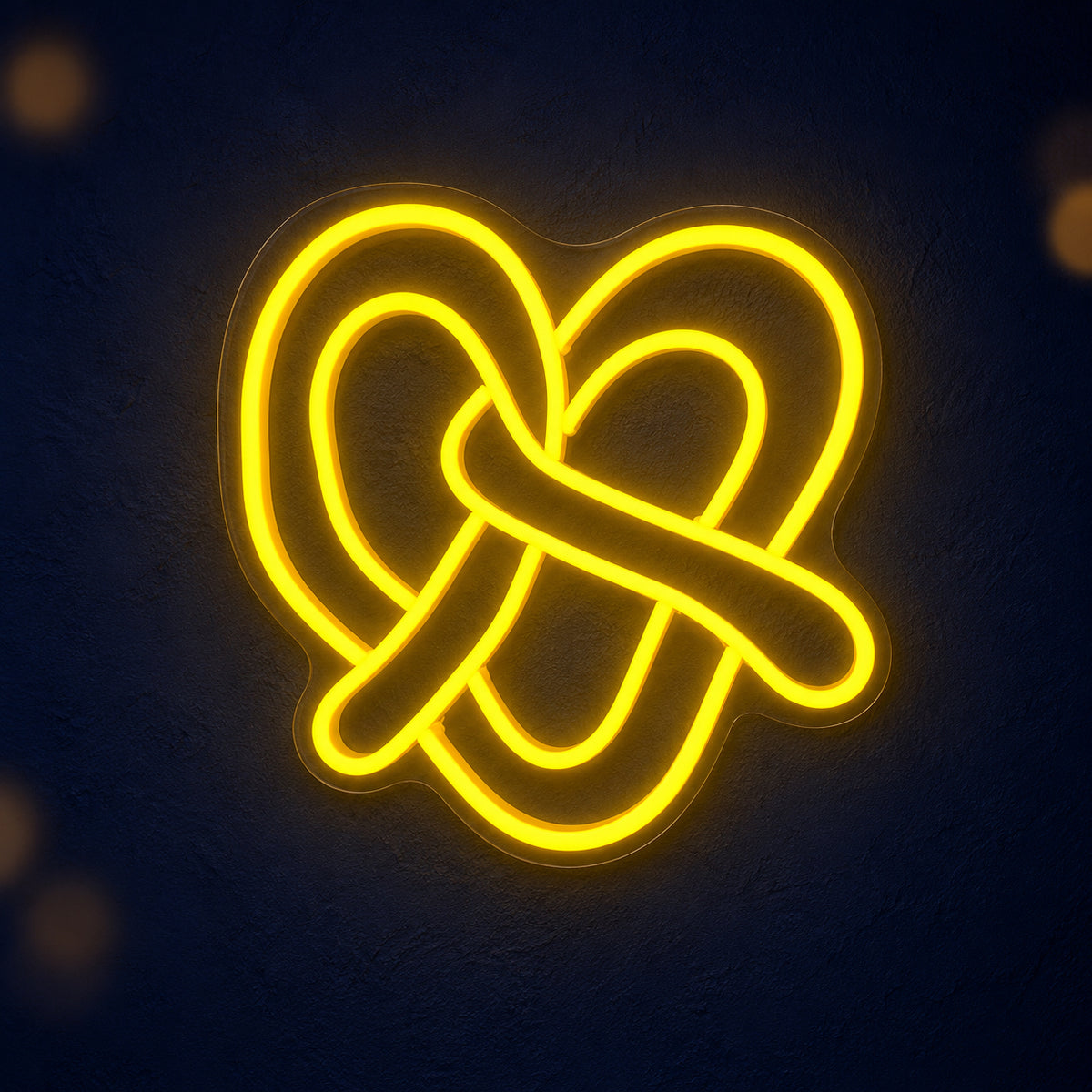 Pretzel LED Neon Sign Dimmable Wall Light - Main Product Image