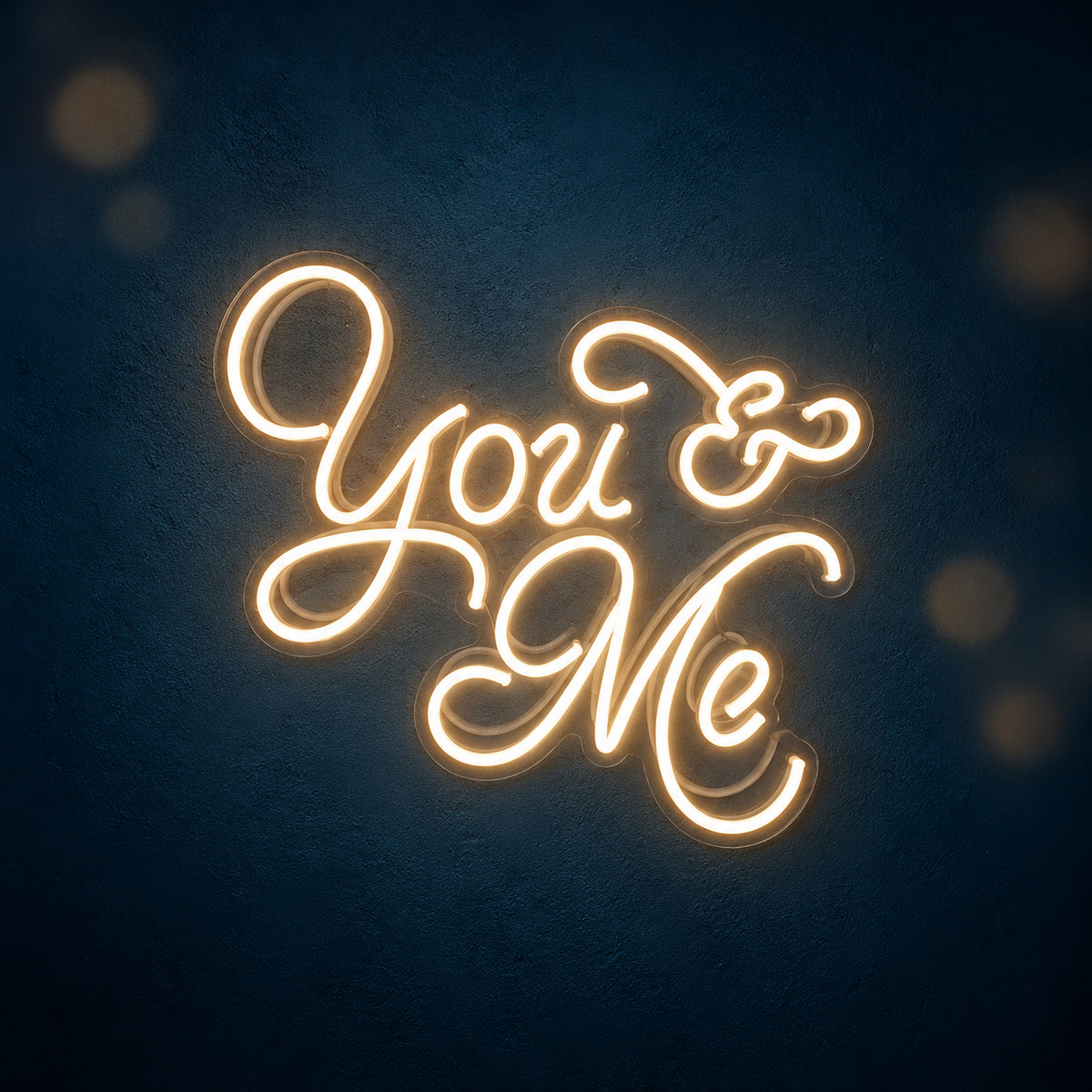 You Me LED Neon Sign Dimmable Wall Light - Main Product Image