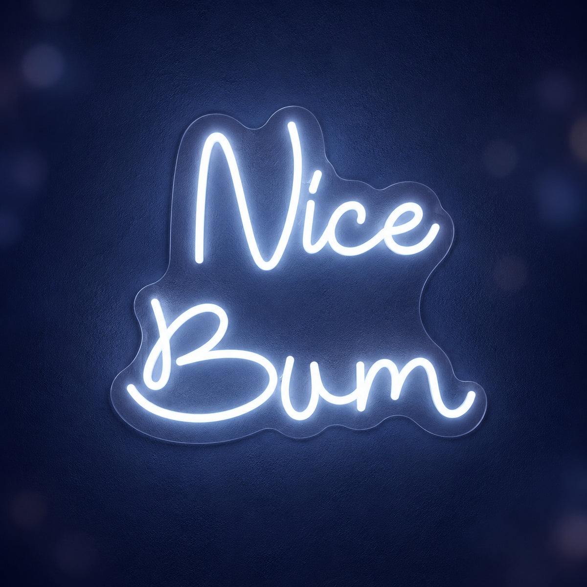 Nice Bum LED Neon Sign Dimmable Wall Light - Main Product Image