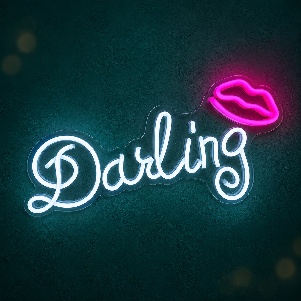 Darling LED Neon Sign for Wedding Light Up Party Decor - Main Product Image
