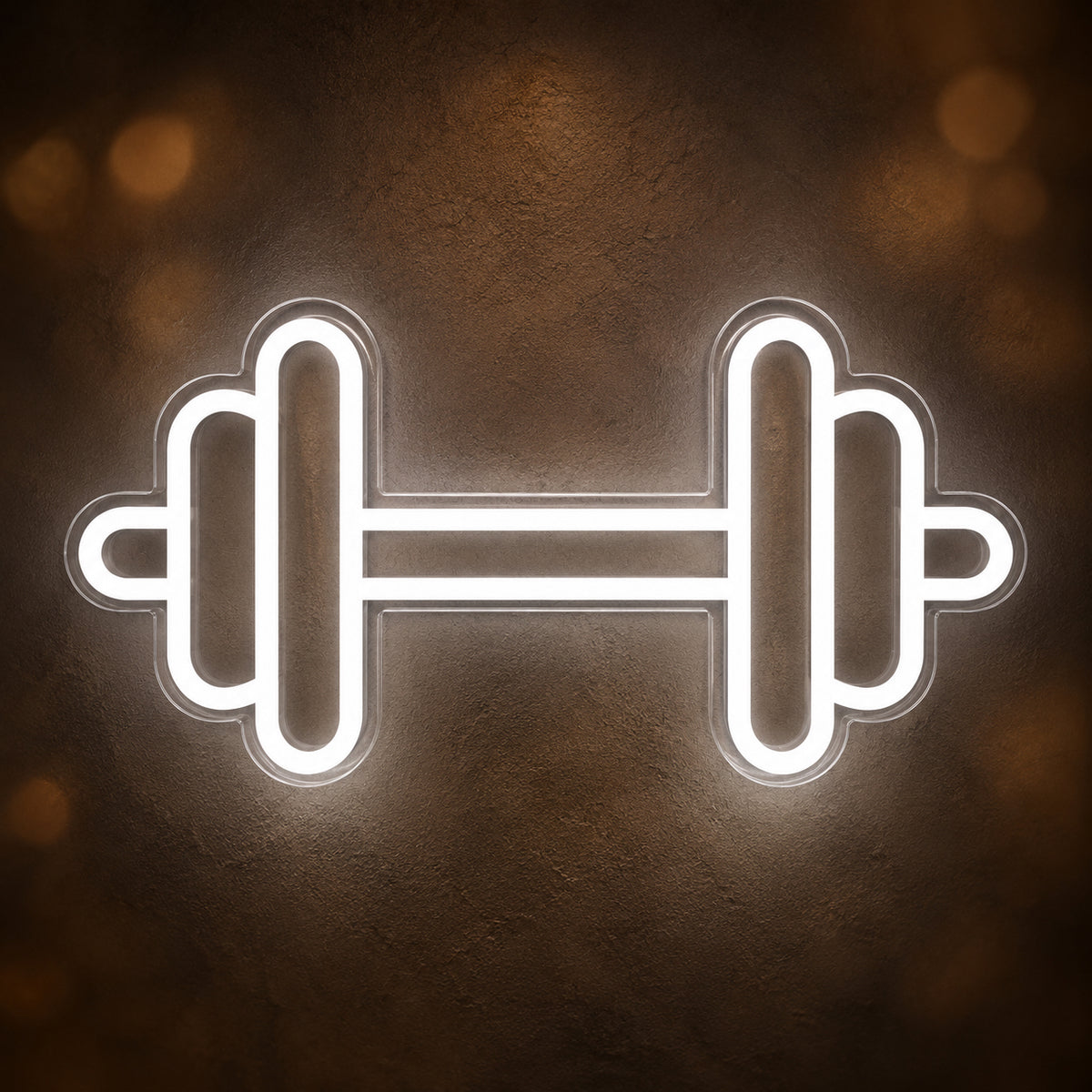 Gym Weight LED Neon Sign for Storefront Light Up Business Decor - Main Product Image