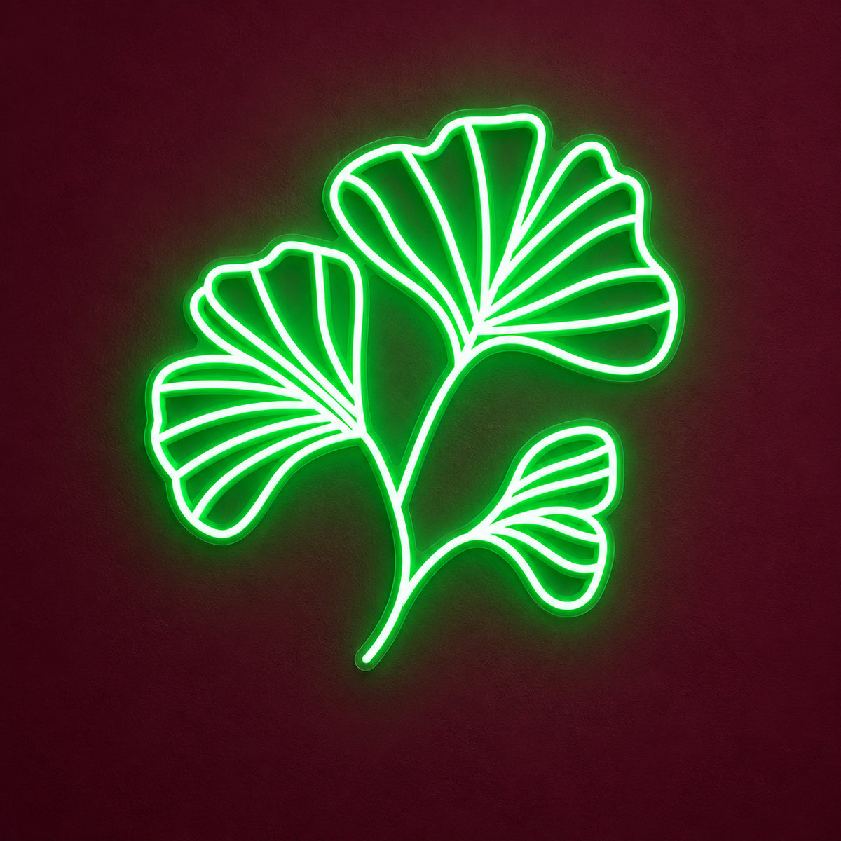 Ginkgo Leaves Neon Sign - Main Product Image
