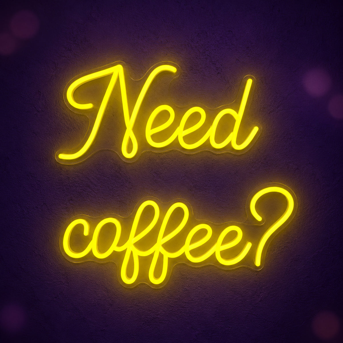 Need Coffee LED Neon Sign Dimmable Wall Light - Main Product Image