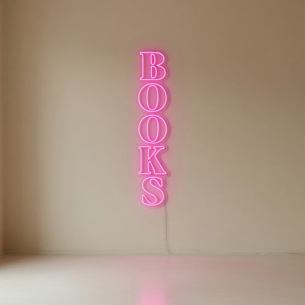 Books Neon Sign - Main Product Image