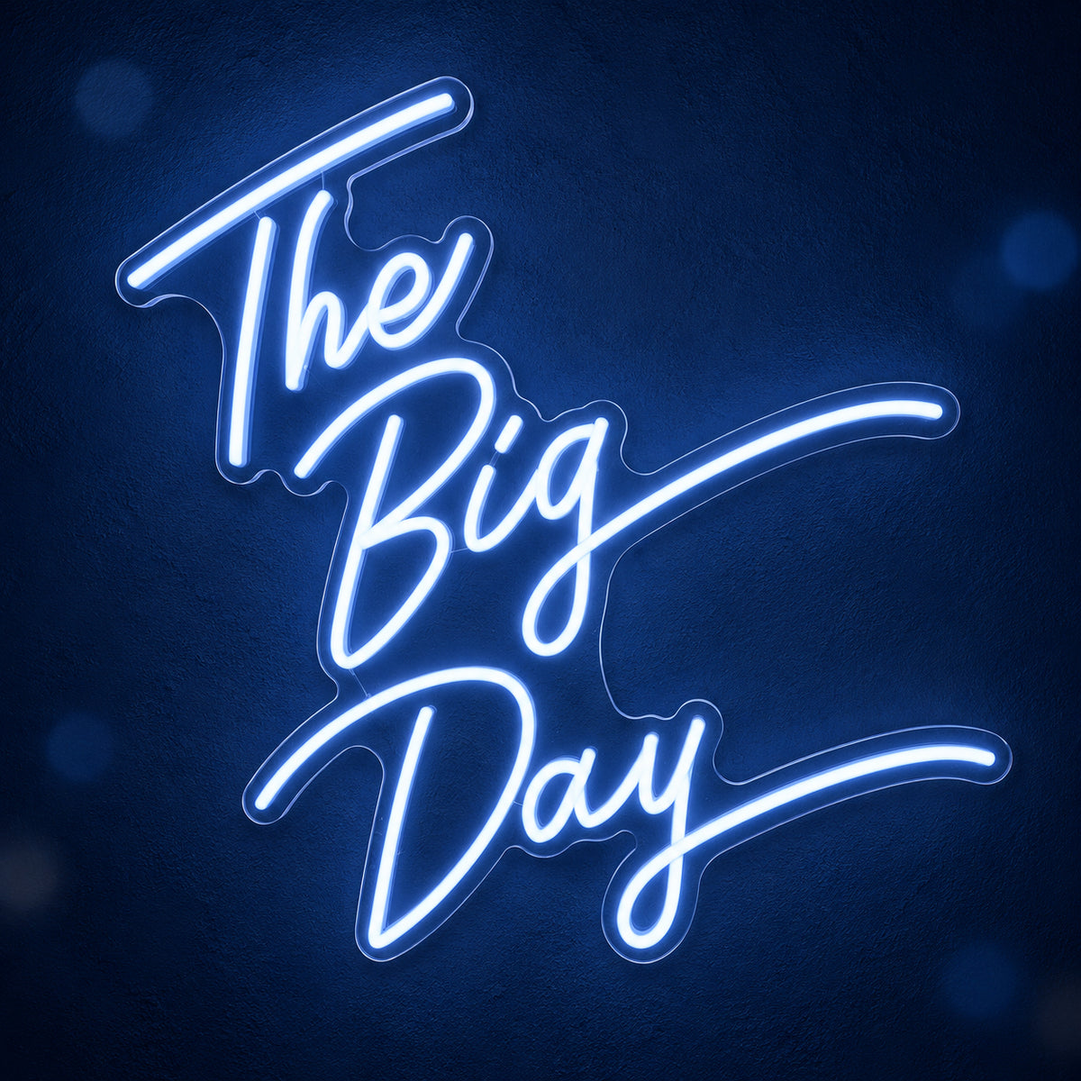 The Big Day LED Neon Sign Dimmable Wall Light - Main Product Image
