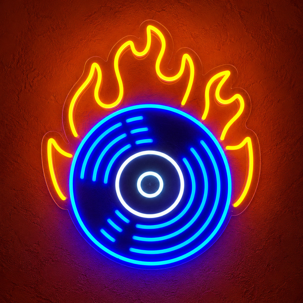 Hot Wheels LED Neon Sign for Man Cave Dimmable Wall Decor - Main Product Image