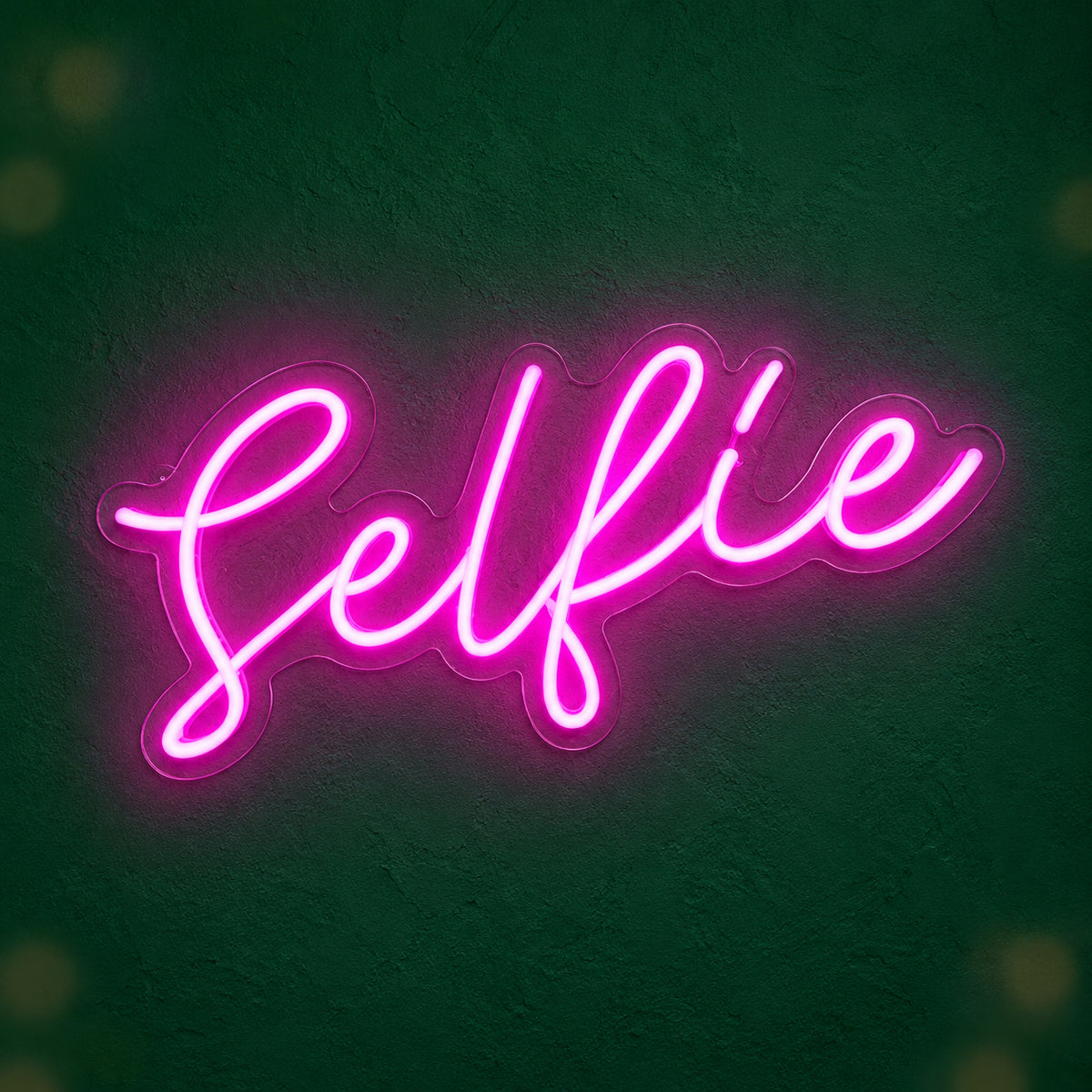 Selfie LED Neon Sign Garden Glow Script - Main Product Image