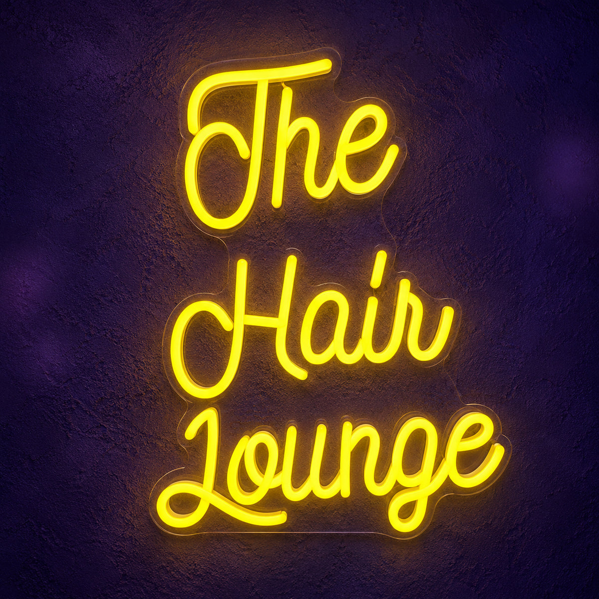 The Hair Lounge LED Neon Sign Dimmable Wall Light - Main Product Image