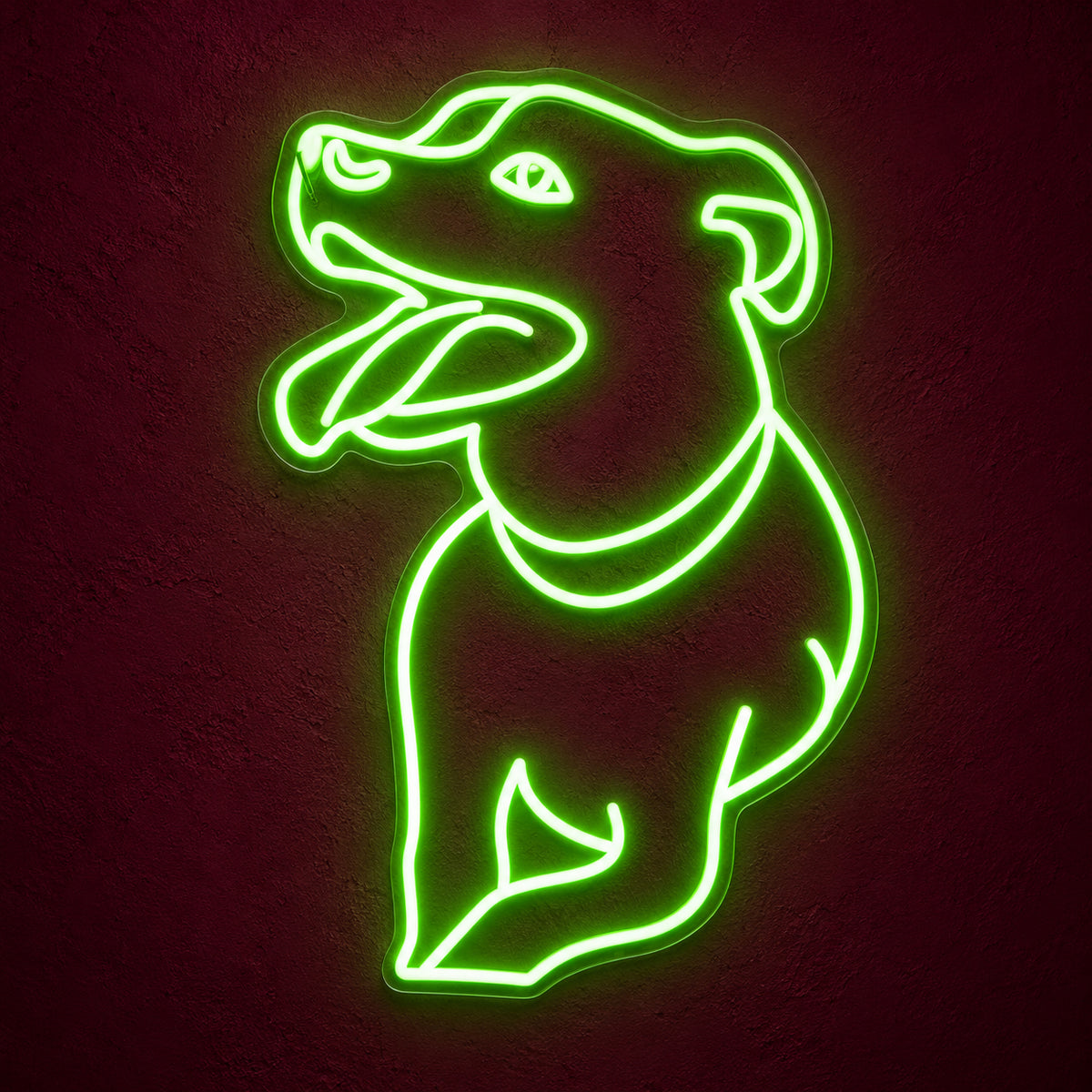 Dog LED Neon Sign for Storefront Light Up Business Decor - Main Product Image