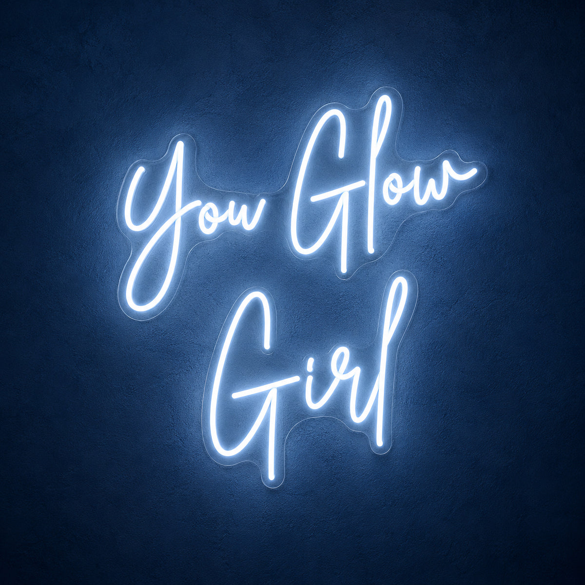 You Glow Girl LED Neon Sign for Salon Light Up Business Decor - Main Product Image