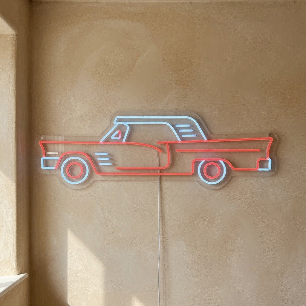 Retro Car LED Neon Sign - Shineneon