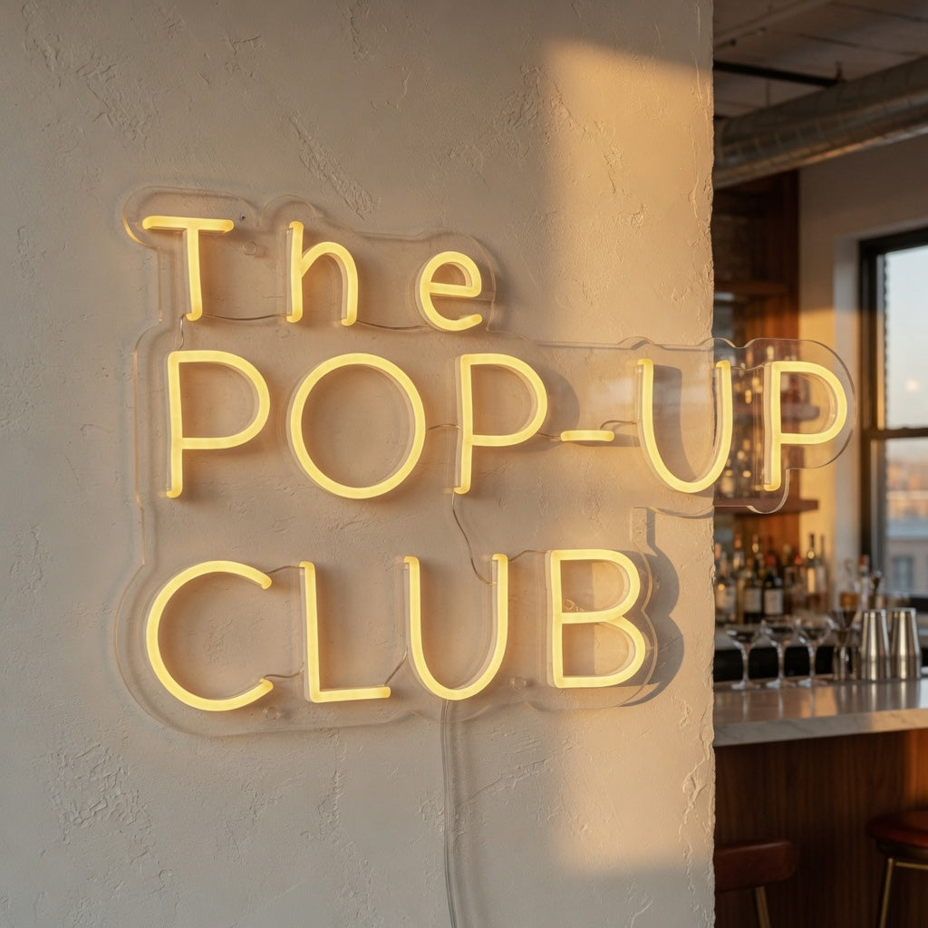 The Pop-Up Club LED Neon Sign for Party - Shineneon