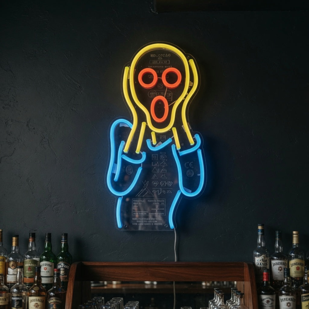 The Scream LED Neon Sign for Bar - Shineneon