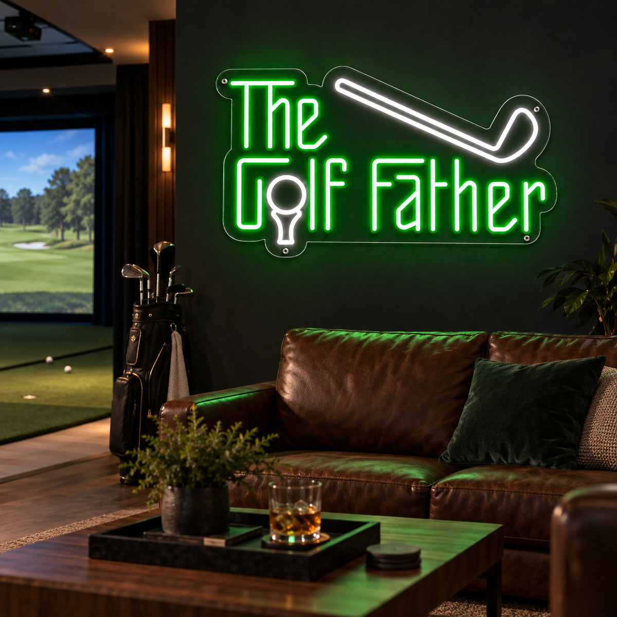 The Golf Father LED Neon Sign Wall Neon Signs - Shineneon