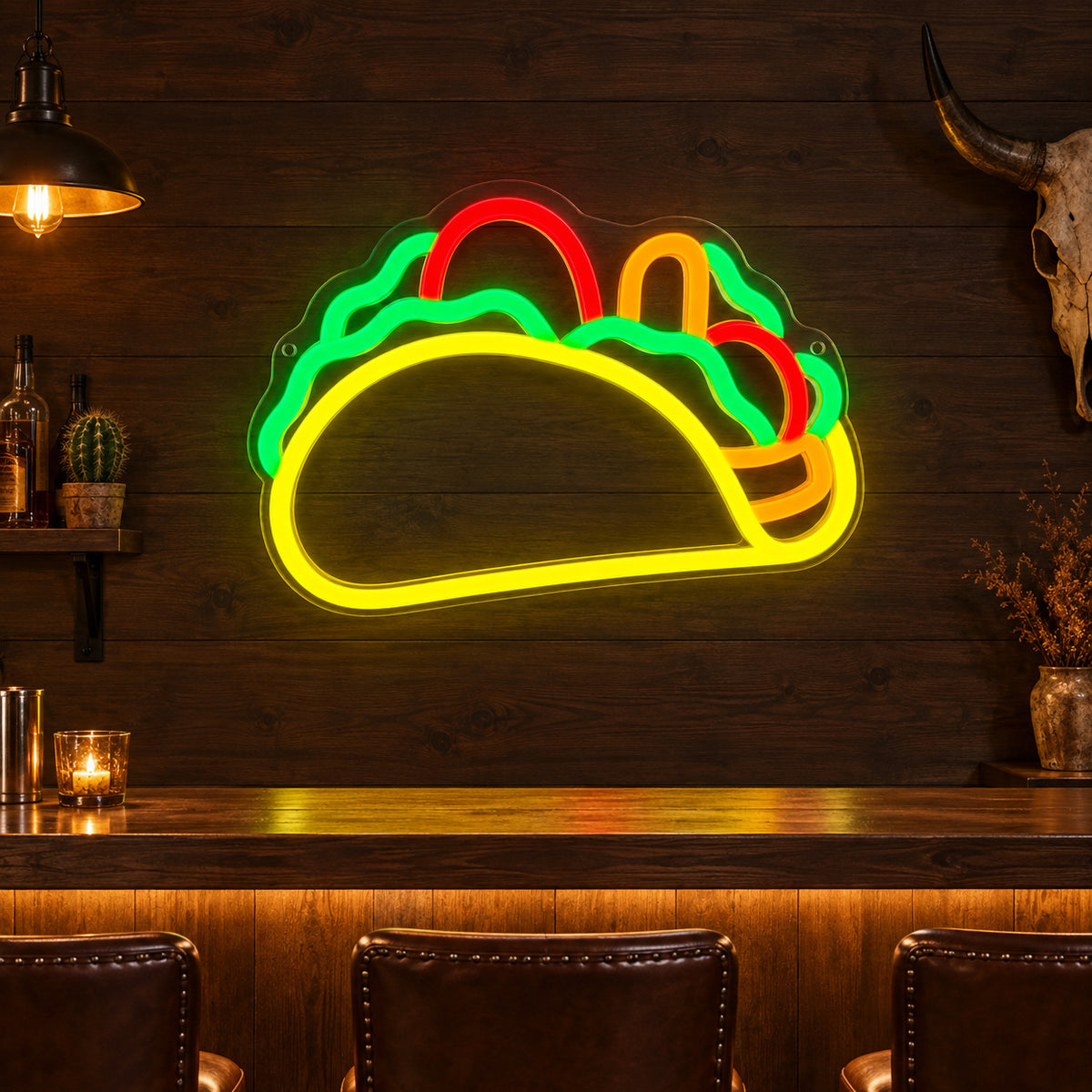 Multicolor Cowboy Hat LED Neon Sign - Shineneon