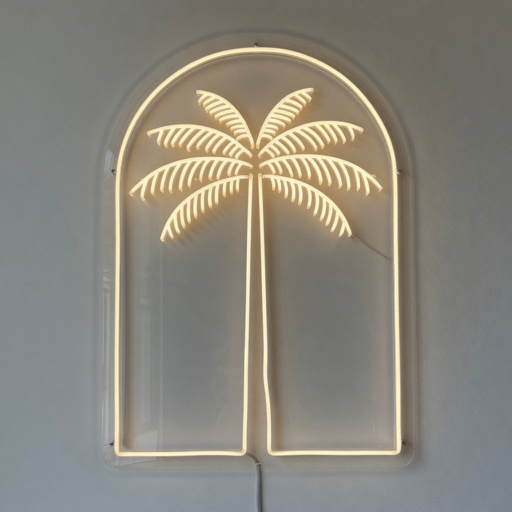 Palm Tree LED Neon Sign Arch Frame Palm Design - Shineneon