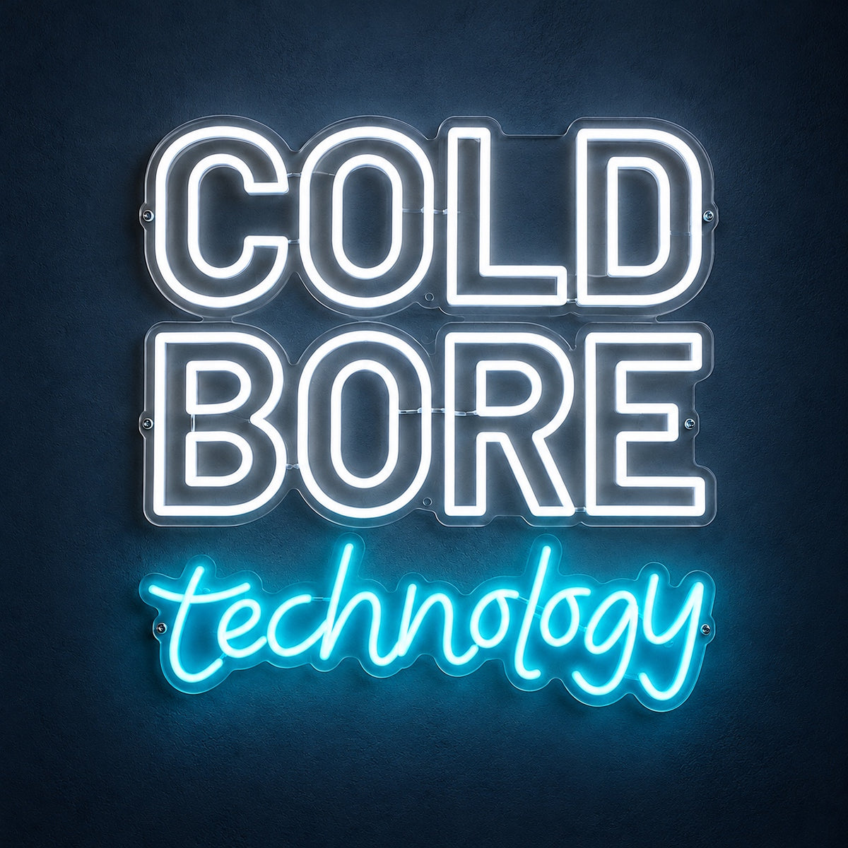 Cold Bore Technology LED Neon Sign for Storefront, Light Up Wall Decor - Shineneon