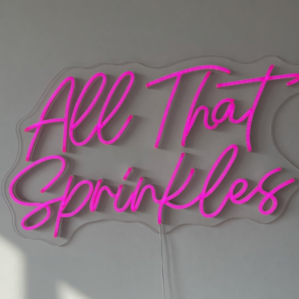All That Sprinkles LED Neon Sign Dimmable Wall Light - Shineneon