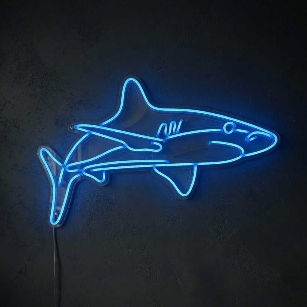 Shark LED Neon Sign Full Body Outline - Shineneon