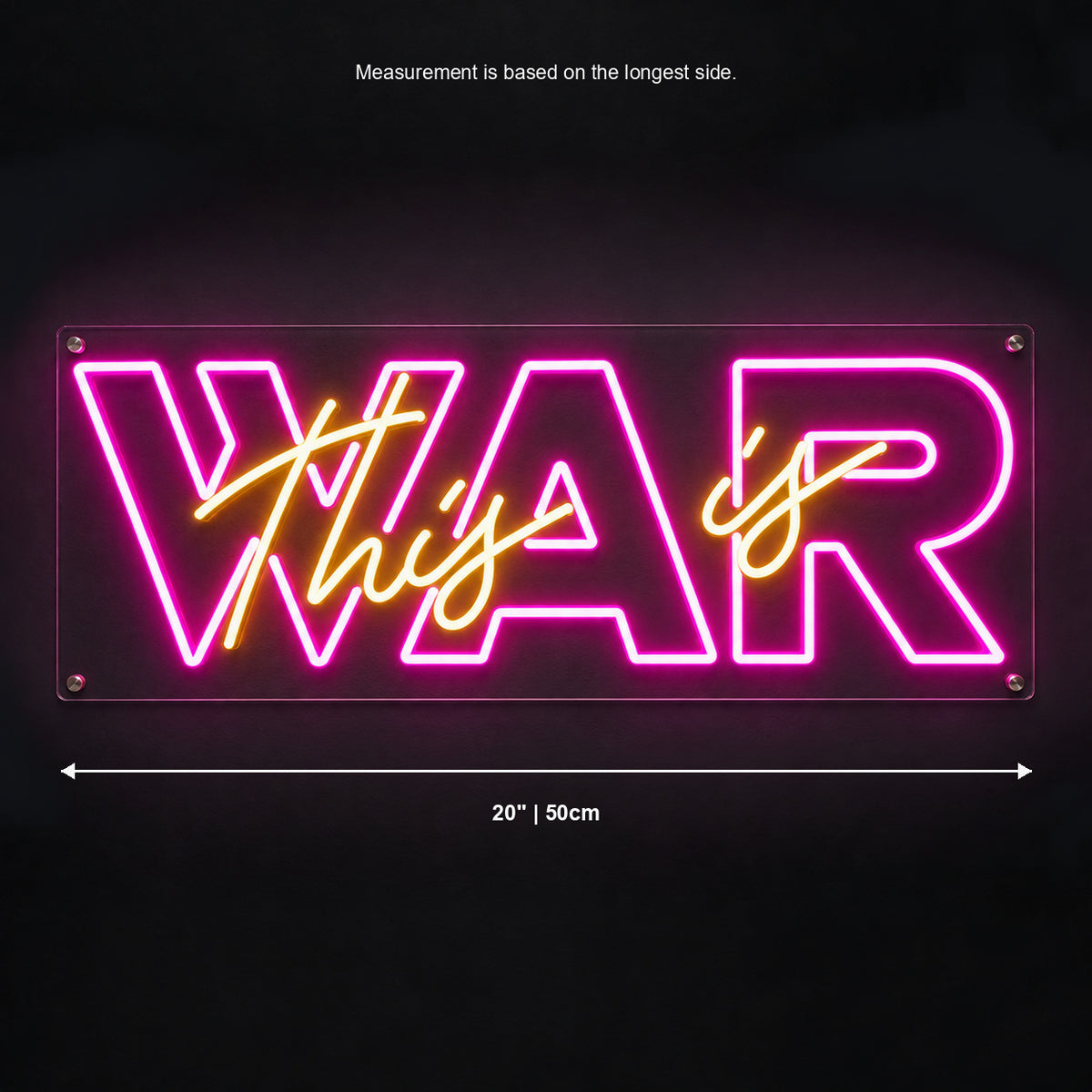 This Is War LED Neon Sign Wall Neon Signs - Shineneon