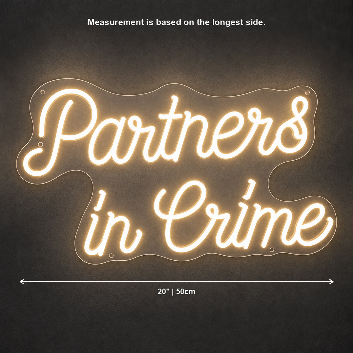 Partners In Crime LED Neon Sign Wall Neon Signs - Shineneon