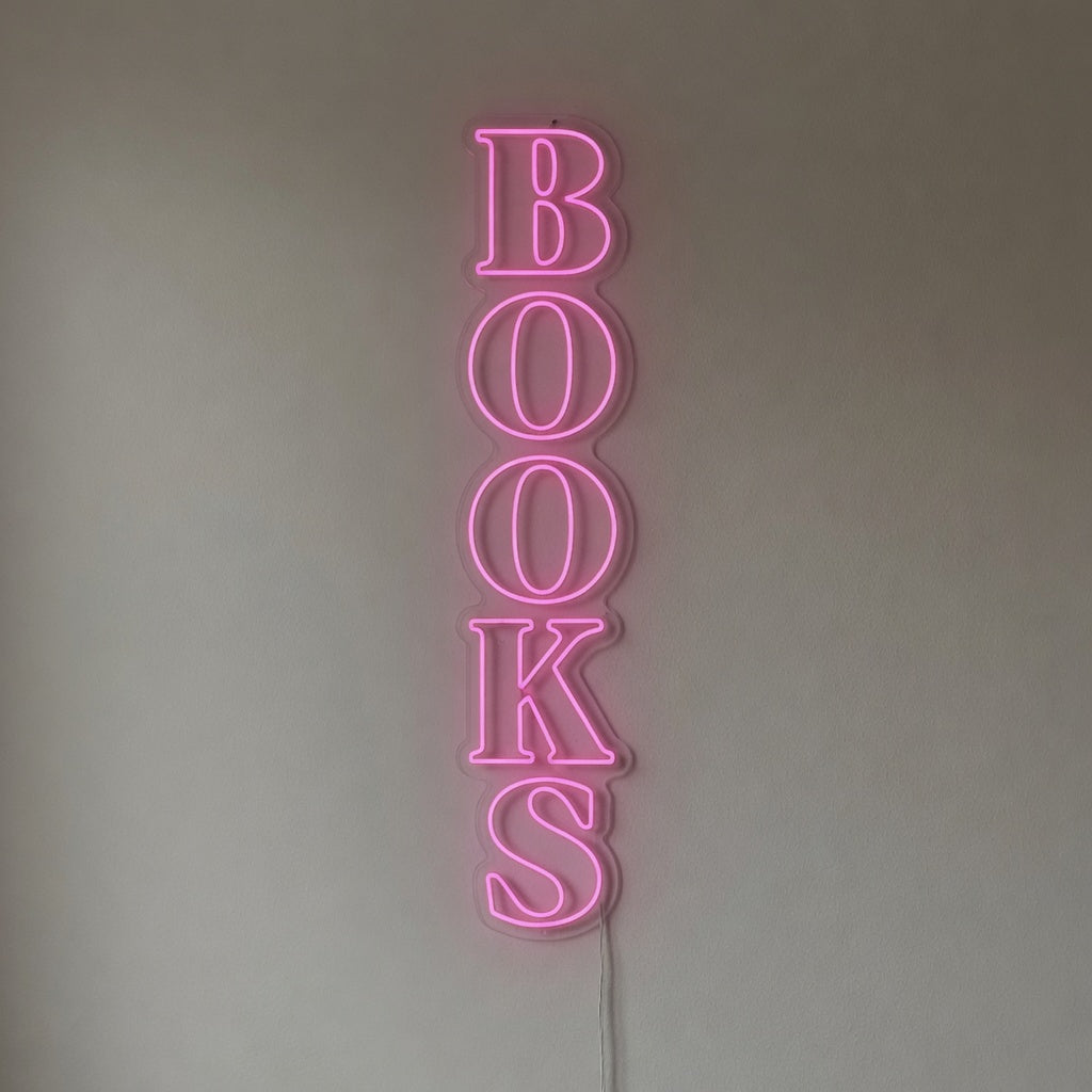 Books Neon Sign - Facebook Ad Image