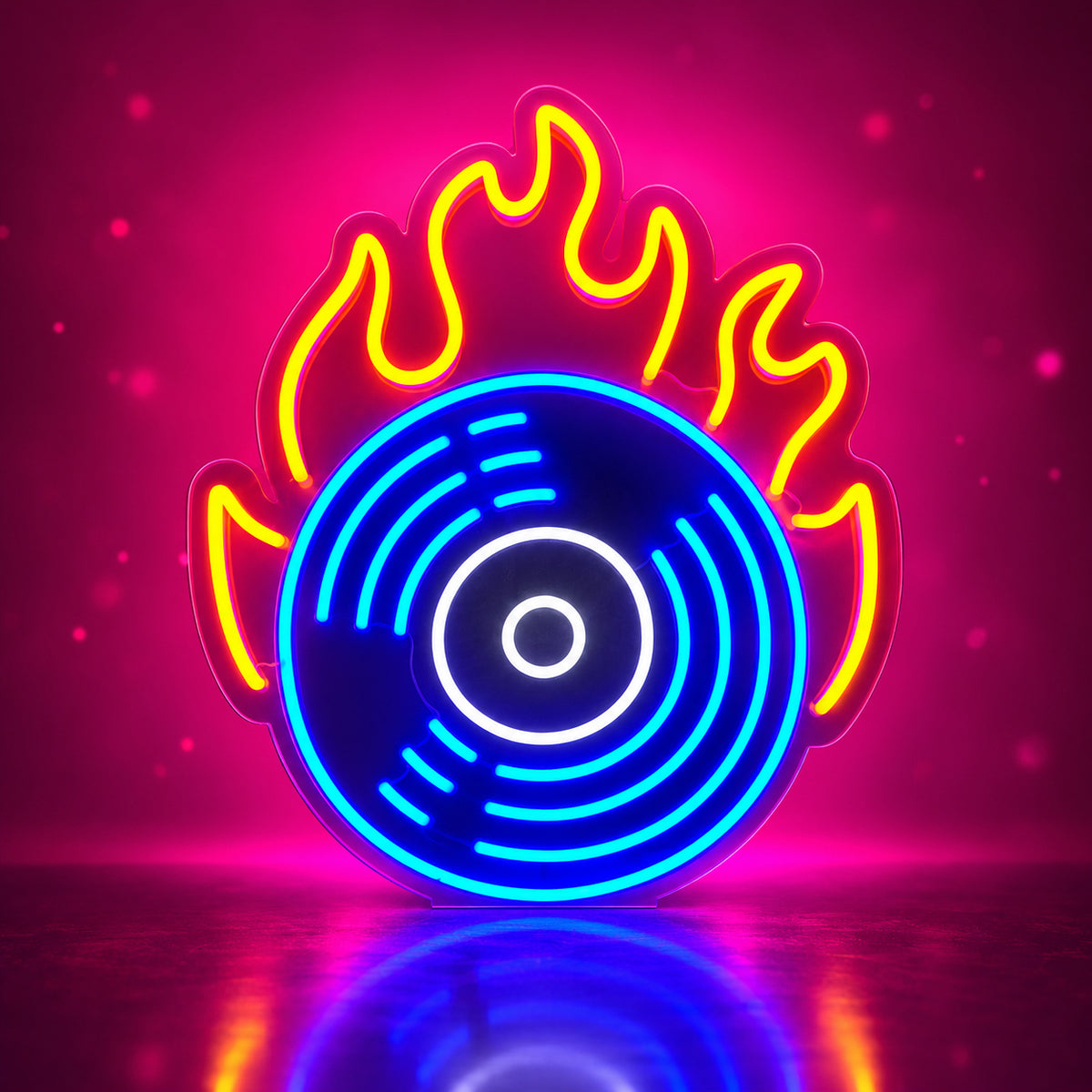 Hot Wheels LED Neon Sign for Man Cave Dimmable Wall Decor - Facebook Ad Image