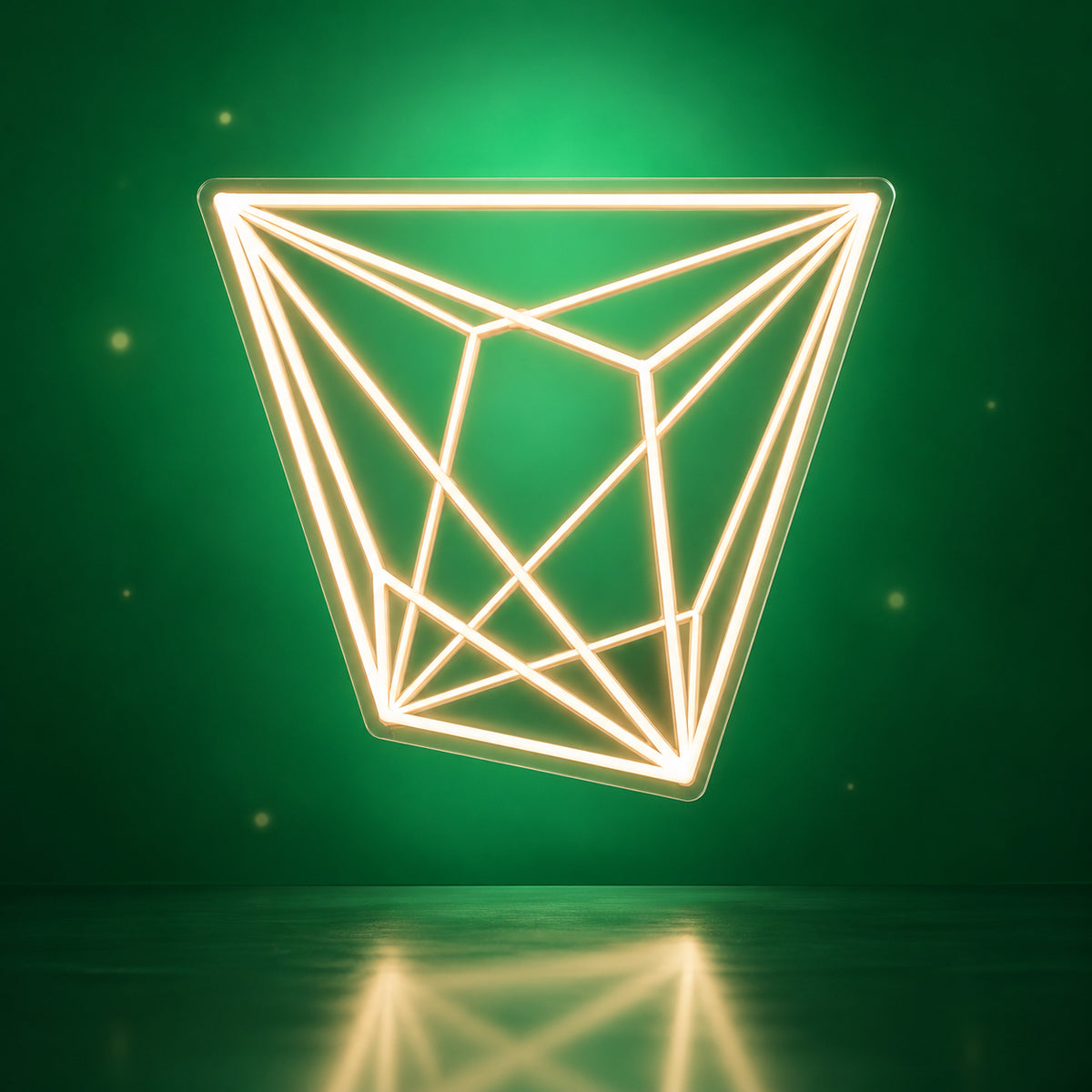 CRYSTAL SHAPE Neon Sign - Facebook Ad Image