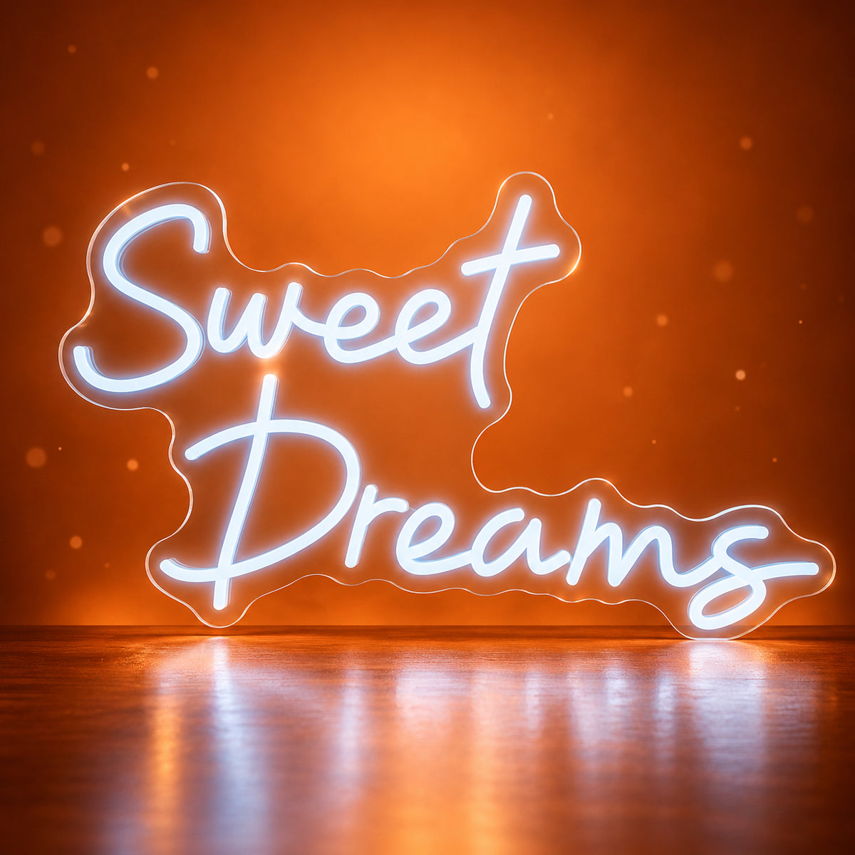 Sweet Dreams LED Neon Sign Flowing Cursive Style - Facebook Ad Image