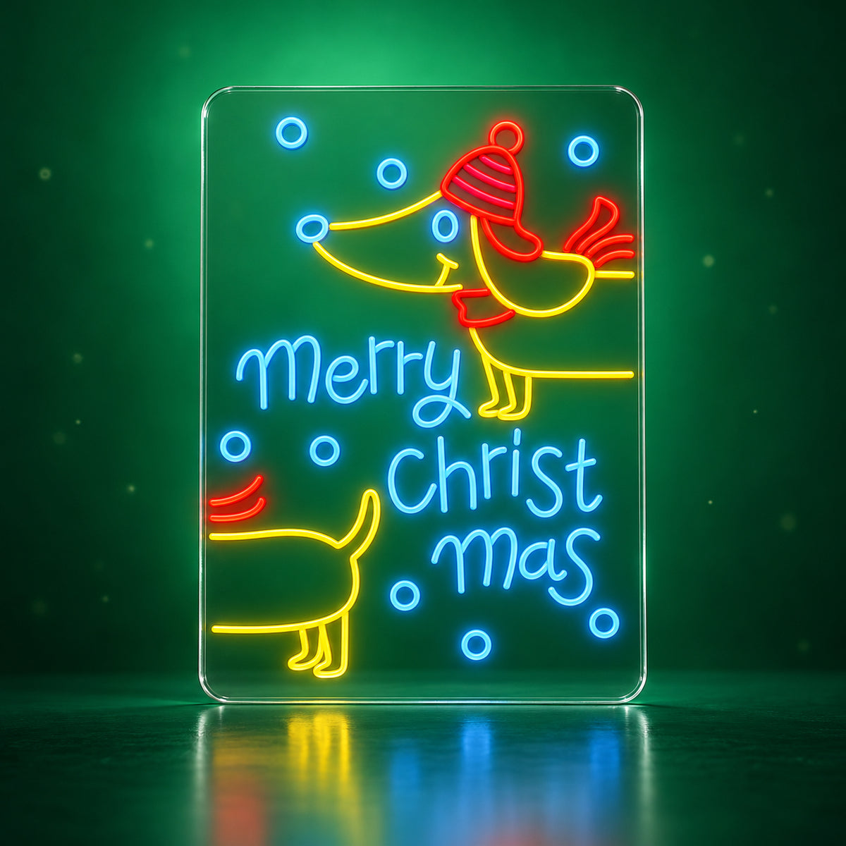 Sausage Dog Light-Up Neon Sign - Facebook Ad Image
