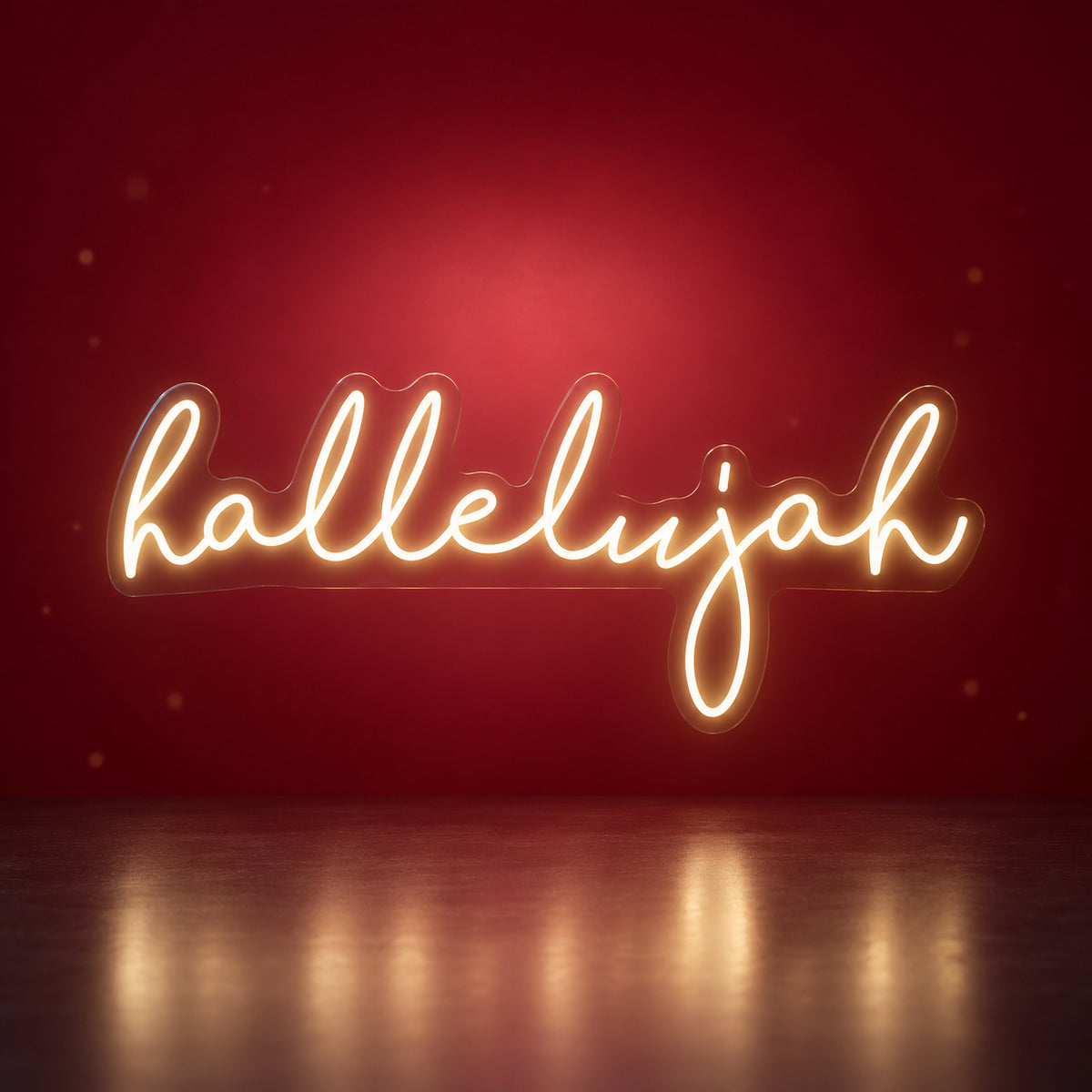 Hallelujah Neon Sign - Facebook Ad Image