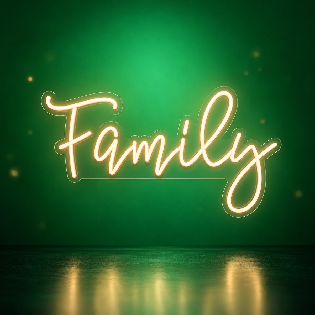 Family Home Decor Neon Sign - Facebook Ad Image